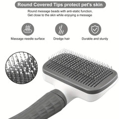 FurEase Self-Cleaning Grooming Brush