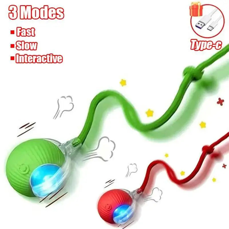 Interactive rolling cat ball toy – product view 9