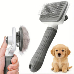 FurEase Self-Cleaning Grooming Brush