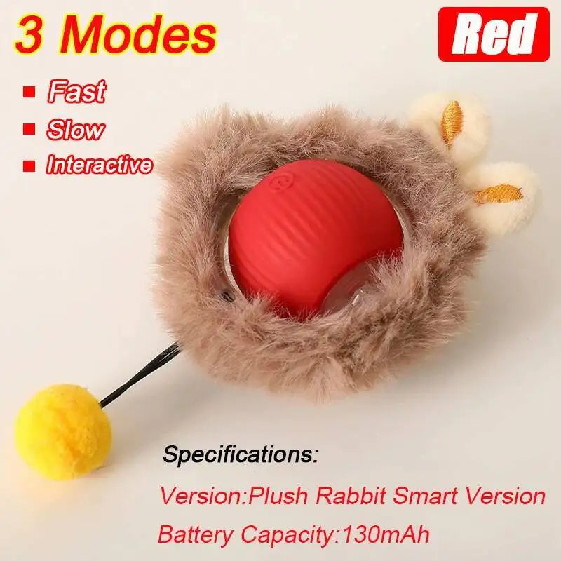 Interactive rolling cat ball toy – product view 7