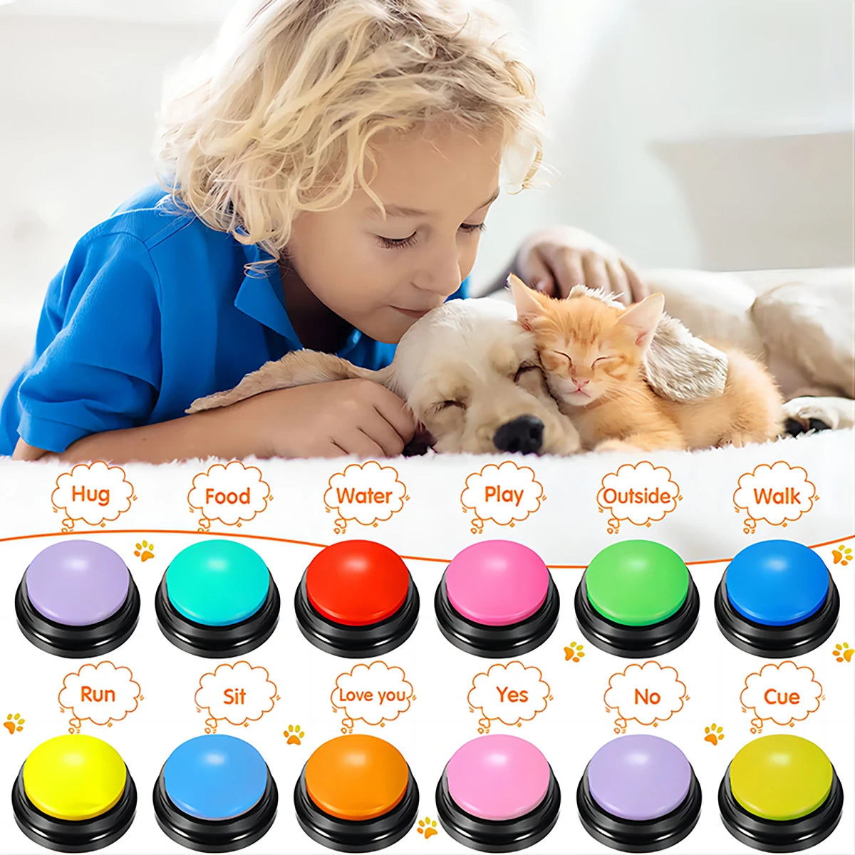 Recordable pet talking buttons – product view 3