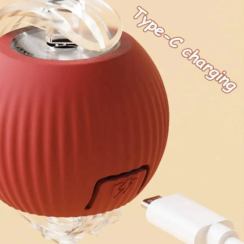 Interactive rolling cat ball toy – product view 5